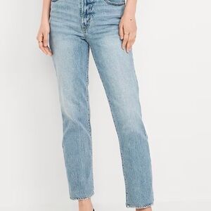 Old Navy Light Blue Straight Leg Jeans